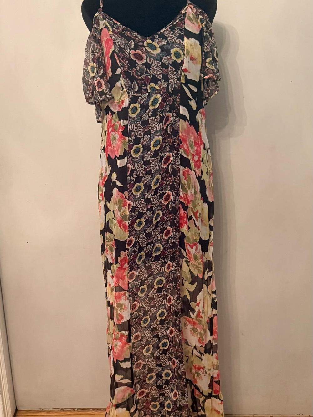 Band of Gypsies Leopard Print Maxi Skirt - Brown & Tan